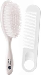 Tommee Tippee Essential Basics Baby Brush and Comb Set White 2 Count view 3