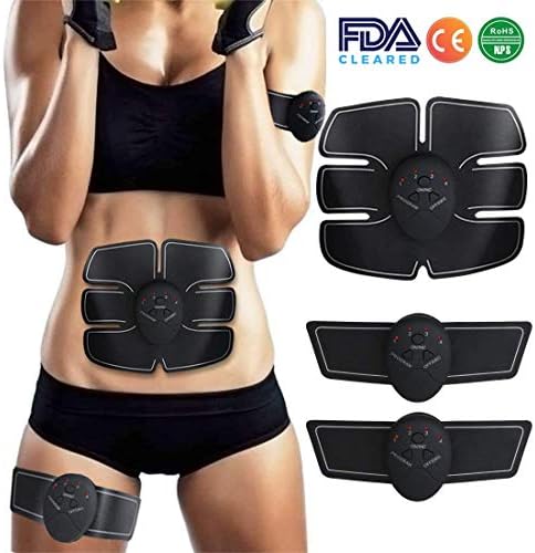 EGEYI Abdominal Muscle, ABS Trainer Body Toning Fitness Toning Belt ABS Fit Weight Muscle Toner Workout Machine for Men & Women