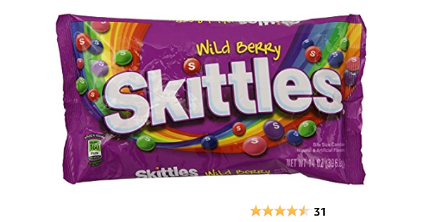 Amazon Com Skittles Wild Berry 14 Oz Bag Pack Of 2 Hard Candy Grocery Gourmet Food