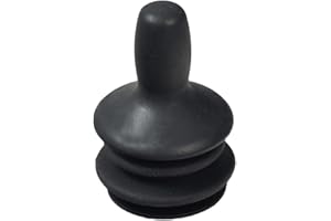 AlveyTech Joystick Rubber Boot and Controller Knob fits PG Drives VSI, VR2, GC, Remote Plus, and Q-Logic - for Electric Power Chair & Wheelchair, Gaiter Skirt Joysticks, Universal Mobility Parts
