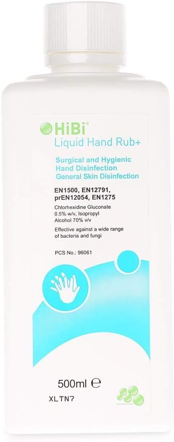 Hibiscrub Liquid Hand Rub Surgical Hygienic Disinfectant 500ml