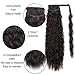 AISI QUEENS Long Ponytail Extension Wavy Curly 22