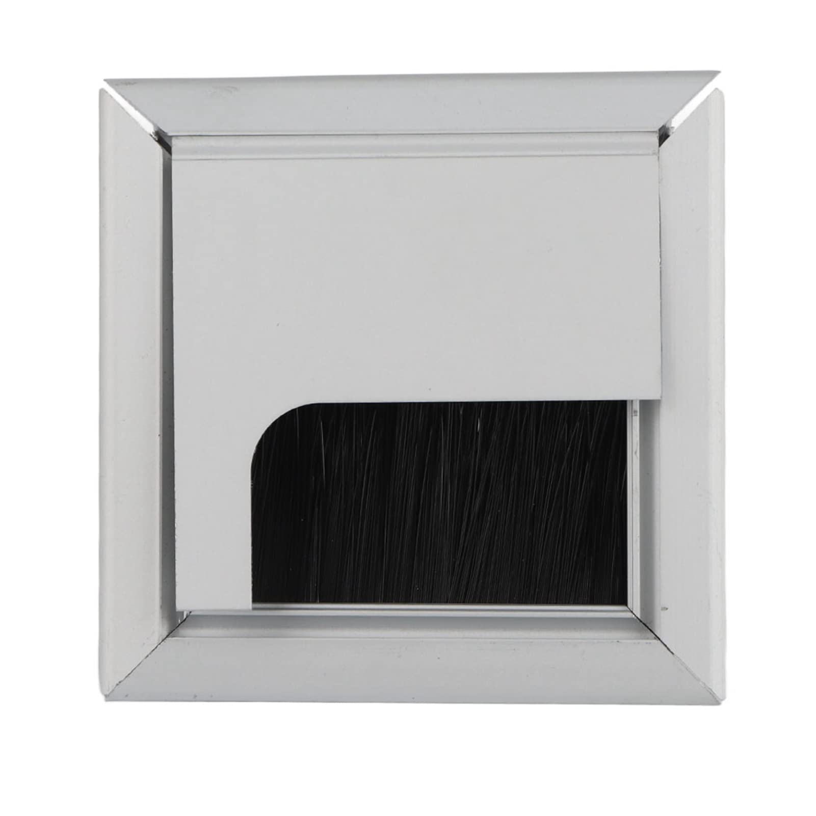 Aluminium Desk Grommet for Cable Management Round Cable Hole Cover, Wire Tidy Insert for Computer Cables & Power Cords, 4mm Small Desk Outlet Cover