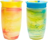 Munchkin Miracle 360 12m+ 10oz Sippy Cup 2 Pack Blue Yellow BPA-Free view 6