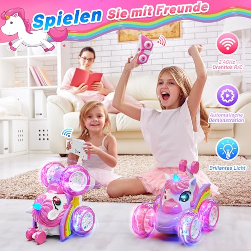 Hot Bee Remote Controlled Car Girls from 3 4 5 6 Years, Car Toy from 3 4 5 6 Years Girls, Unicorn Gift Girls 3-6 Years