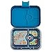 YUMBOX Panino (Empire Blue) Leakproof Bento Lunch Box Container for Kids & Adults; Bento-style snack box offers Durable, Leak-proof, On-the-go Meal and Snack Packing