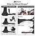 PoyPet No Pull Dog Harness, Reflective Comfortable Vest Harness with Front & Back 2 Leash Attachments and Easy Control Handle Adjustable Soft Padded Pet Vest for Small to Large Dogs (Red,L)