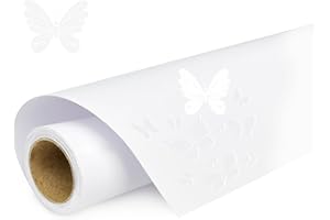 HYPERTAI White Vinyl, Matte White Permanent Vinyl for Cricut -12" x 11 FT for Cutting Machine, Party Decoration, Car Decal, Signs, Scrapbooking