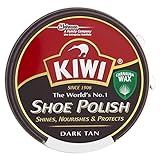Kiwi Dark Tan Shoe Polish (50ml)