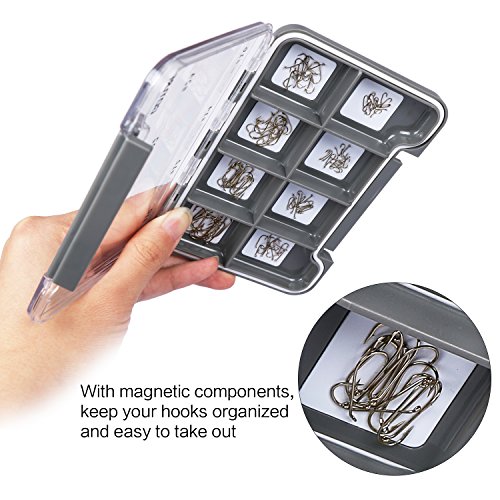 Goture Angelhaken mit magnetischen Komponenten, aus Karbonstahl, 120 Stück – Bild 4