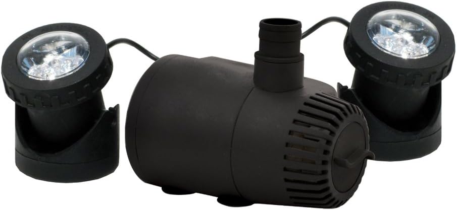 TotalPond 400 GPH Low Water Shut-Off Fountain Pump with Light : Garden & Outdoor