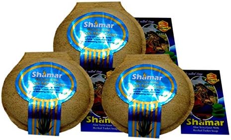 Shamar Goat Milk Aloe Vera Herbal Soap 100g (Pack of 3)
