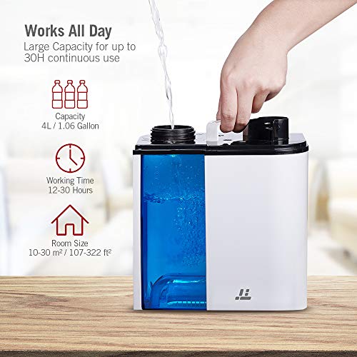 image for TaoTronics Cool Compatible Alexa Google Home, Ultrasonic Humidifiers B