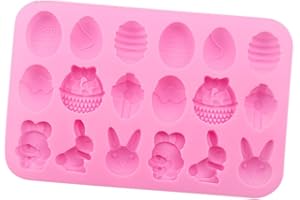 1PC Silicone Easter Egg Rabbit Candy Chocolate Mold – Food Preparation Mold for Cake, Chocolate, Soap Making & DIY Kitchen Cr