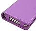 iPod Classic Case, Snugg Purple Leather Flip Case [Card Slots] Executive Apple iPod Classic Wallet Case Cover and Stand - Legacy Series