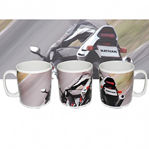 Personalised Motorbike Mug Amazon.co.uk Kitchen & Home