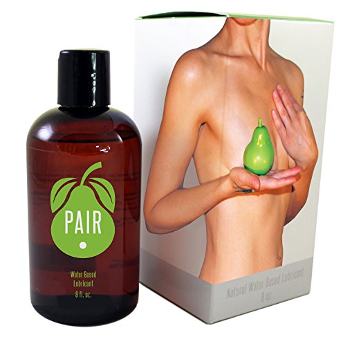 Pair Personal Lubricant - Natural Water Based Lubricant 8oz - No Parabens - Discreet Label. Made in USA - Silky Natural Feel