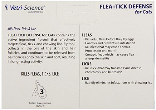 Vetri-Science 3-Dose Flea and Tick Defense for Cats - Thumbnail 2
