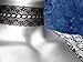 Twilight's Fancy Wide Scalloped Galoon Black Lace Choker Necklace -- Size Small