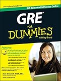 GRE For Dummies: with Online Practice Tests