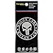 Aluminum 2nd Amendment Decal Sticker Bumper Molon Labe Right to Bear Arms NRA (Flat)