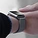 SICCIDEN For Apple Watch Band 42mm, Milanese Mesh Loop Magnetic Closure Clasp Stainless Steel Replacement iWatch Band for Apple Watch Series 3 Series 2 Series 1, Space Gray