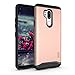 LG G7 Case/LG G7 ThinQ case, TUDIA [MERGE Series] Heavy Duty EXTREME Protection/Rugged with Dual Layer Slim Precise Cutouts Phone Case For LG G7, LG G7 ThinQ - Rose Gold