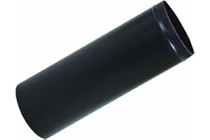 UNITED STATES HDW BM0102 Street Stove Pipe, Black