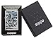 Zippo Mazzi Wolves Pocket Lighter, Brushed Chrome