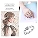 Jsely Adjustable Open Rings for Women Love Heart Ring CZ (one Size fits All Rings) 925 Sterling Silver Jewelry (Adjustable)