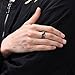 King Will Nature 8mm Tungsten Carbide Ring Inlay with Arrow Wedding Rings Dome Edge