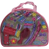 Mommy & Me Doll Hair play set with working Blow dryer Hair Brush and Over 30 accessories