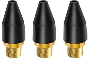 EUSTREER 3 Pcs Rubber Air Tool For Air Nozzle Tip, Blow Gun Rubber Tip For Air Tool, Parts Air Nozzle For Air Blow Guns Tool For Air Tool Parts & Accessories Air Blow Guns Tool Black
