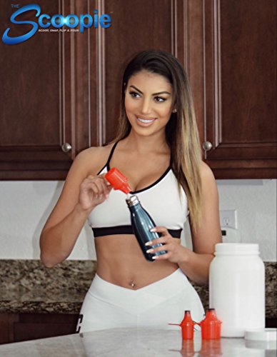 The Scoopie Portable Scoop & Funnel Quad Pack (15cc/30cc/60cc/90cc, Black)