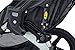 BOB Revolution Flex 2.0 Jogging Stroller - Up to 75 pounds - UPF 50+ Canopy - Adjustable Handlebar, Black