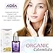 AQUA+ QAI Organic Certified Calendula Extract Skin Serum w/ 20% Vitamin C & 10% Hyaluronic, best for Restoring/Repairing Damage Skin/Wrinkles/Scars, Anti-aging, Moisturizing, Tightening - 30 ml