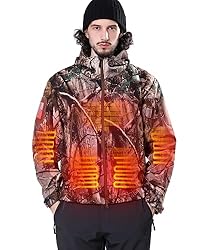 DEWBU Heated Jacket for Men with 12V Battery Pack
