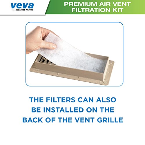 Complete Premium Vent Register Filters Kit 72 X 16 Electrostatic