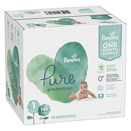 pampers pure protection diapers size 1