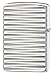 Zippo Armor Horizontal Lines Lighter, High Polish Chrome