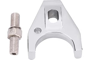 Cunyuer SBC BBC Distributor Hold Down Clamp, Chrome Billet Aluminum Distributor Clamp compatible with Chevy SBC BBC SB BB HEI Electronic & V8 V6 Engine