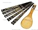 Happy Sales CH-80, Bamboo Chopsticks Gift Set Rice Paddle Included, Dragon