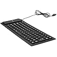 THE PERFECT PART Waterproof Silicone Keyboard Foldable Flexible USB Dustproof DirtProof Full Size