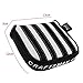 Craftsman Golf Black with White Stripes Square Mallet Putter Cover For Odyssey PGX Taylormade Spider Putter (Square Mallet Cover)