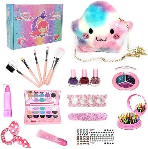 LEDIN Kids Children's Makeup Set,Girls Makeup Kit for Girls