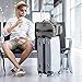 Yousu Backpacks for Men, Fashion Canvas Travel Duffel Backpack Large Capacity Rucksack Outdoor Casual Daypack (Grey)