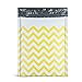 Fu Global #2 8.5x12 Inches Poly Bubble Mailers Padded Envelopes Pack of 25 (Yellow Zigzag Stripe)