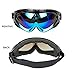 Ski Goggles Snowboard Adjustable UV Protective Motorcycle Goggles Outdoor Tactical Glasses Dust-proof Protective Combat Goggles Military Sunglasses Outdoor Activities Protective Glasses