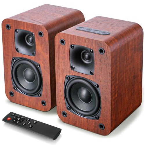 Saiyin Bluetooth Bookshelf Speakers