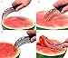 Safer Slicer Watermelon Slicer Server, Melon Slicer and Melon Cutter | Stainless Steel Watermelon Slicer & Server | Compare to Watermelon Slicers Seen on TV